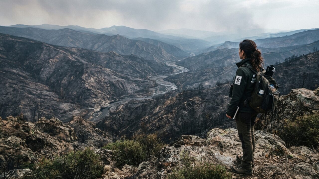Incêndios se juntaram até formar uma área queimada do tamanho de uma grande metrópole enquanto satélites mostravam reservatórios cercados por vegetação carbonizada