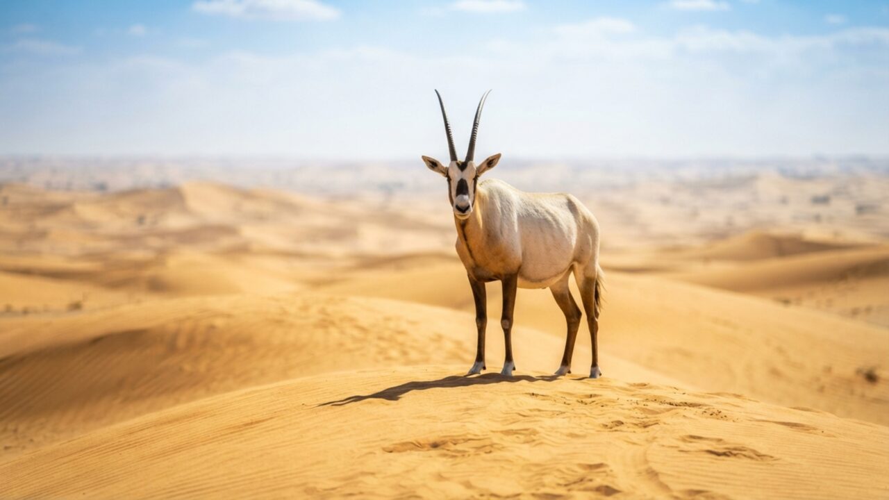 Um antílope deixa a própria temperatura subir até cerca de 47 graus para economizar água no deserto