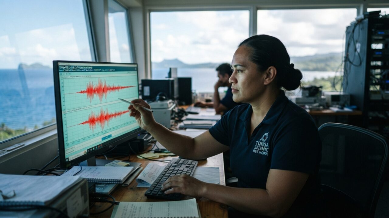 Um terremoto de magnitude 7,5 aconteceu a 234 quilômetros de profundidade perto de Tonga e mostrou como uma placa continua quebrando mesmo depois de mergulhar no manto