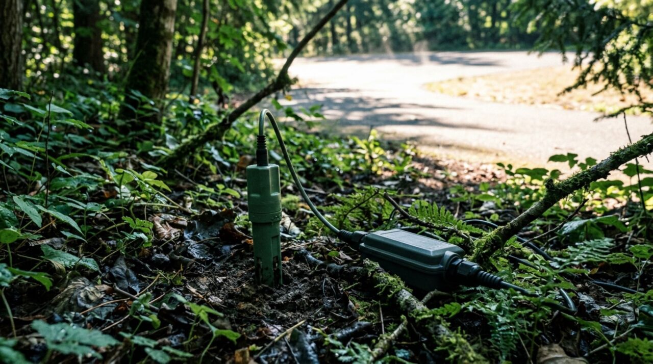 Sensores distribuídos entre solo arborizado e áreas pavimentadas permitem medir como sombra, umidade e cobertura vegetal influenciam a temperatura urbana