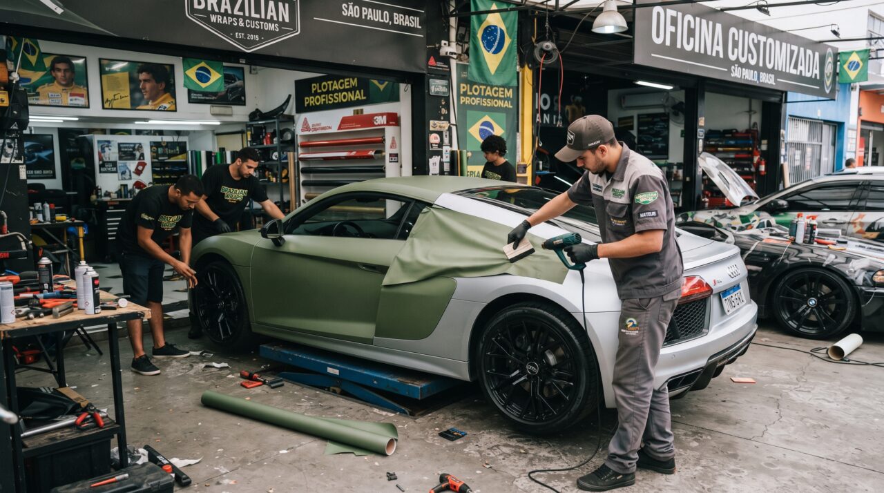 A infração de trânsito e os riscos de envelopar o carro trocando a cor sem avisar o Detran