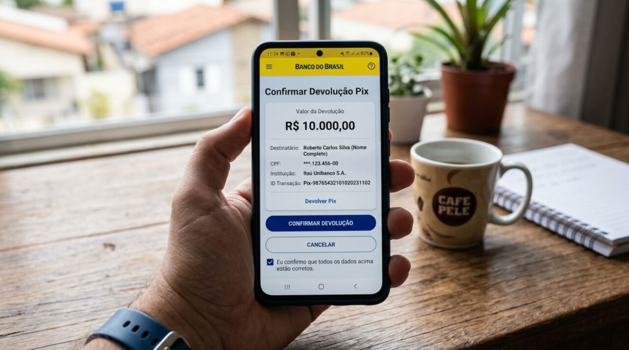 Homem faz PIX errado no valor de R$ 10.000, recebedor se nega a devolver e, ao entrar em contato com o banco, descobre que há uma forma de reaver o dinheiro sem precisar entrar na justiça