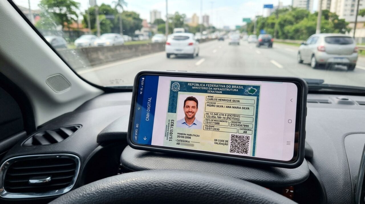 Motorista é parado em blitz, apresenta foto da CNH pelo WhatsApp e descobre que imagem não substitui documento digital validável