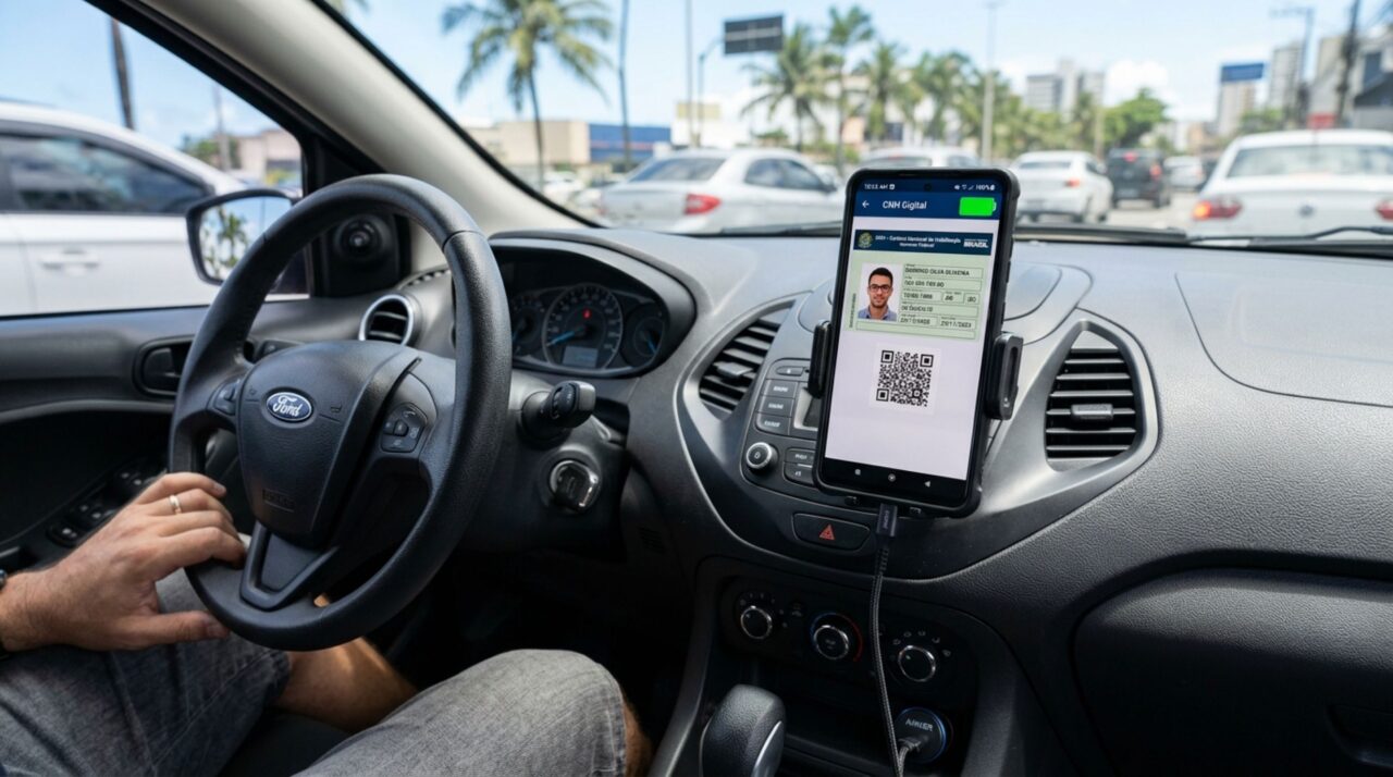 Motorista é parado em blitz sem internet no celular e acredita que não poderá mostrar a CNH digital: o que acontece?