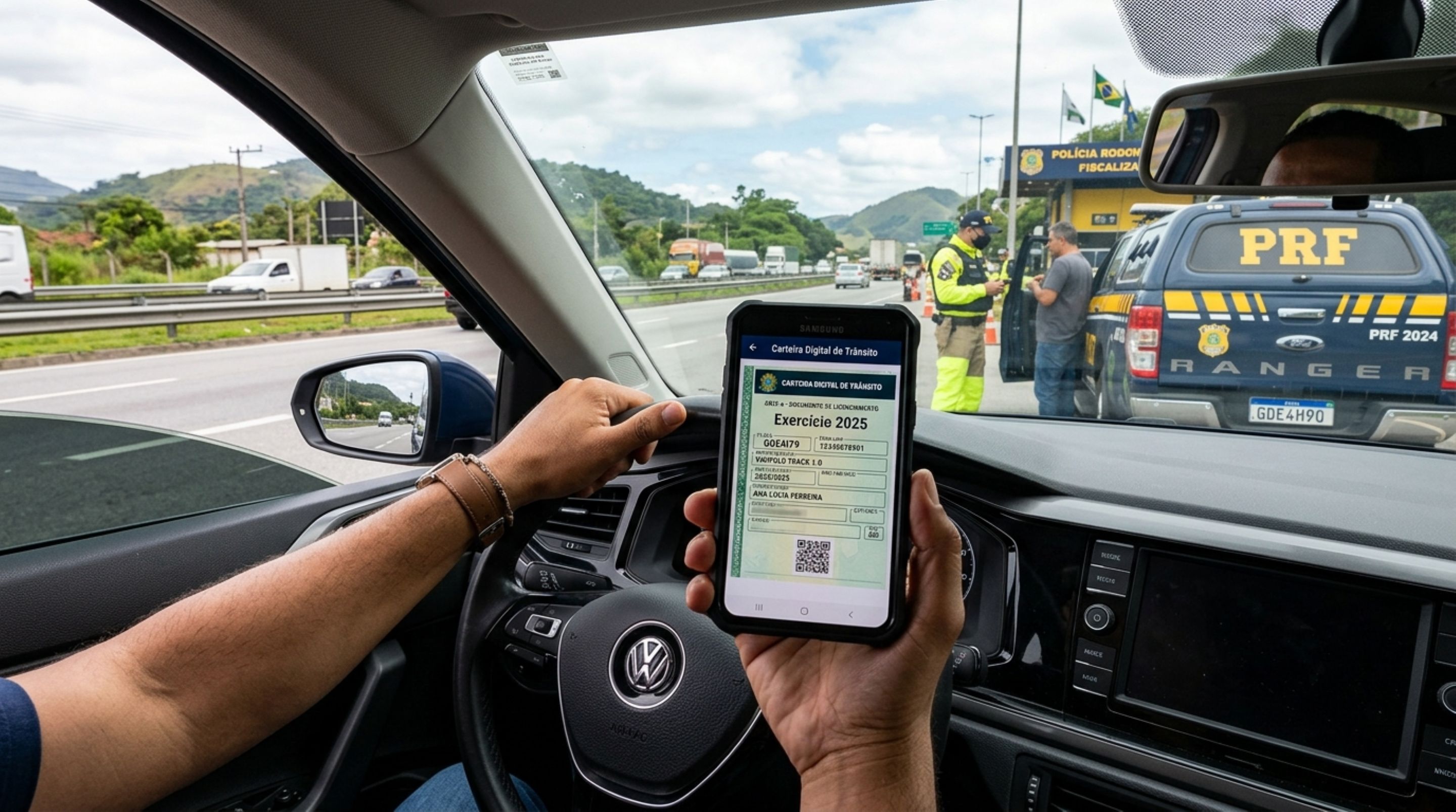 Motorista baixa o CRLV no começo do ano e descobre durante a blitz que está mostrando o exercício anterior