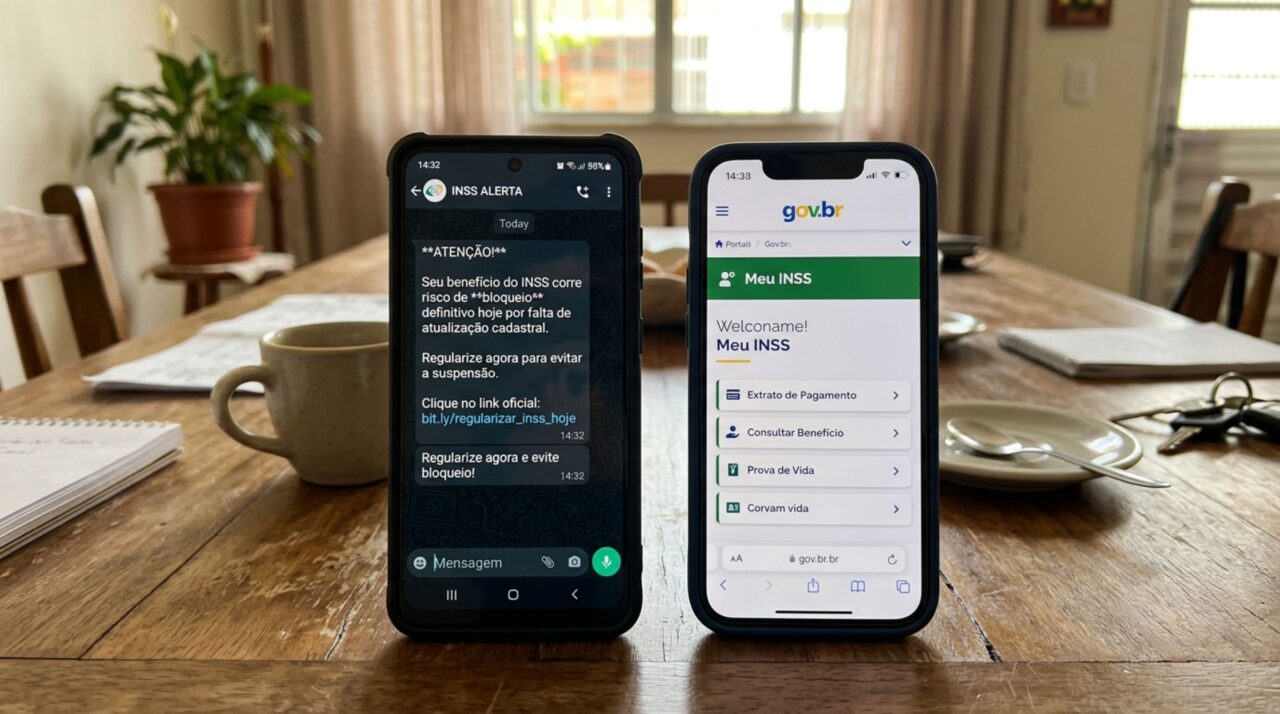 INSS emite alerta para aposentados que receberam mensagem sobre a prova de vida