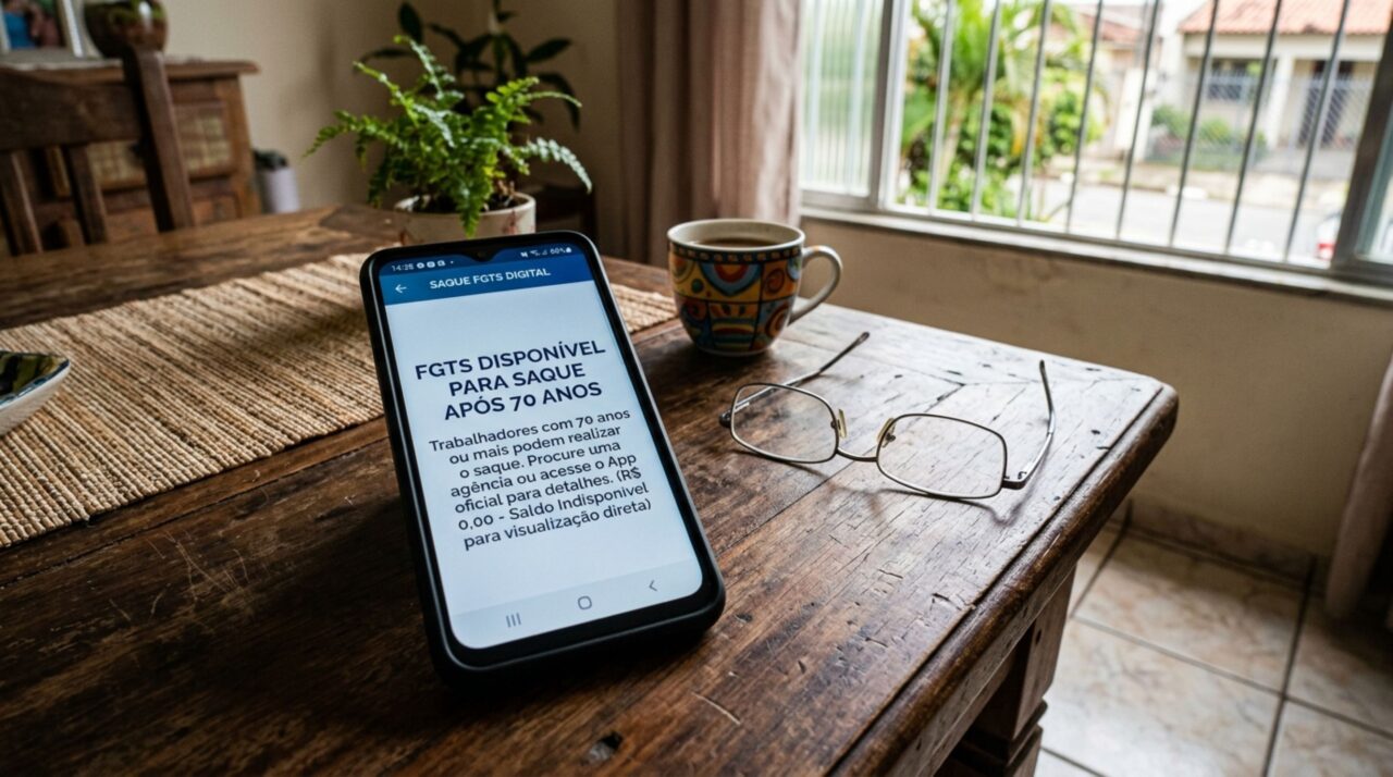 FGTS emite alerta para idosos com 70 anos ou mais: dinheiro esquecido no FGTS pode estar disponível para saque
