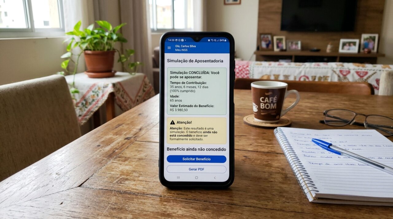 Trabalhador vê na simulação do Meu INSS que já pode se aposentar, comunica que deixará o emprego e descobre que o resultado da calculadora não garante a concessão do benefício