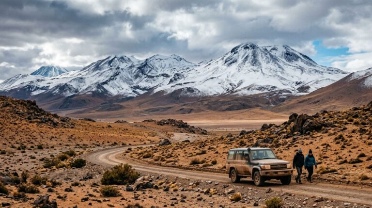 A neve cobriu áreas elevadas do Atacama após a tempestade de junho de 2025