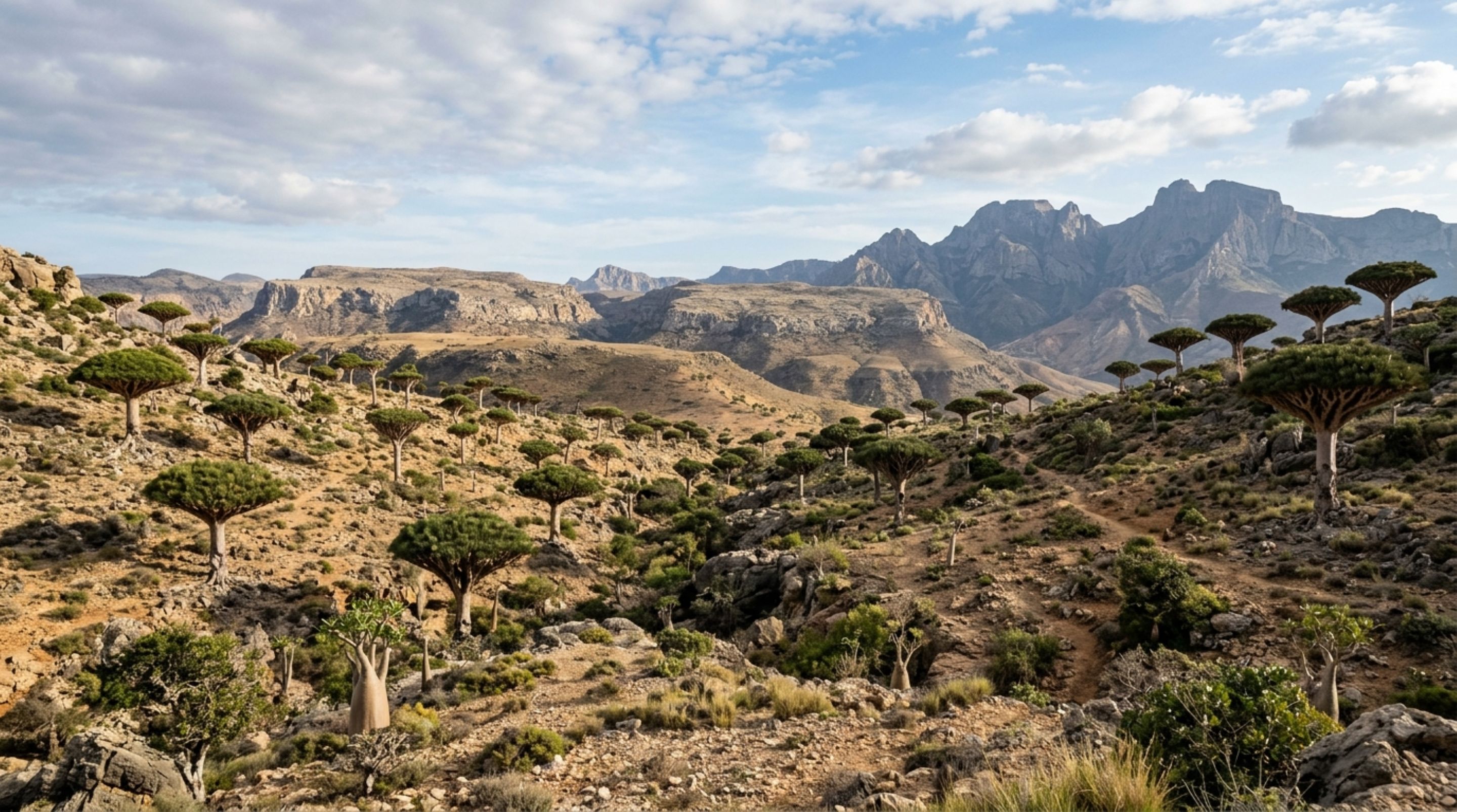 Um arquipélago isolado tem 95% dos caracóis terrestres que não existem em nenhum outro lugar e Socotra parece um laboratório de evolução
