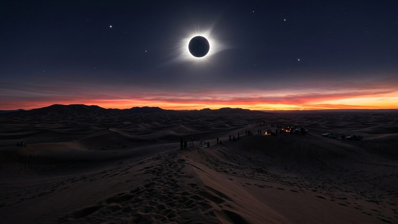 O eclipse solar mais longo do século está chegando e fará o dia virar noite antes de desaparecer por 157 anos
