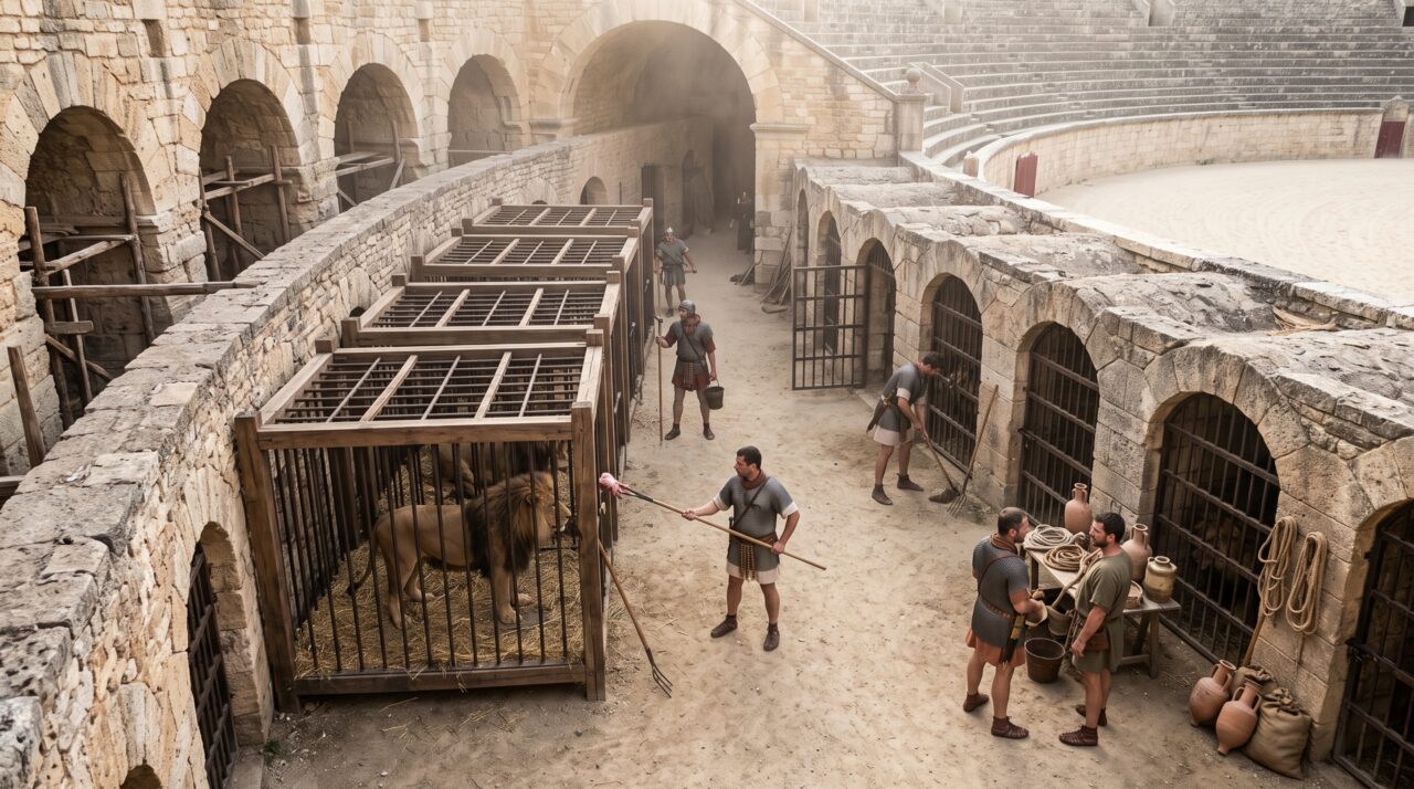 Leões do Império Romano não chegavam às arenas por acaso, leis antigas revelam soldados especializados e um possível monopólio imperial
