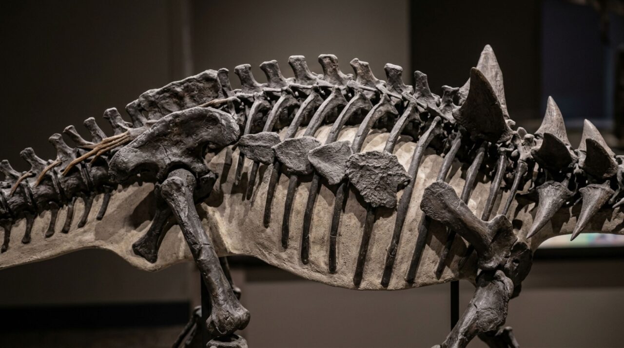 Osteodermos fundidos às costelas e vértebras rígidas na cauda mostram que algumas adaptações clássicas dos anquilossauros surgiram muito antes do que se imaginava