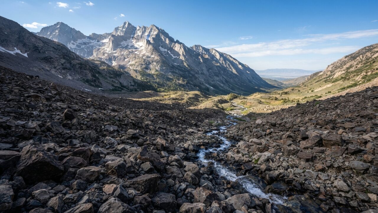 Uma montanha de Utah esconde um reservatório que é composto por cerca de 83% de gelo enterrado entre rochas e quase não denuncia isso na superfície