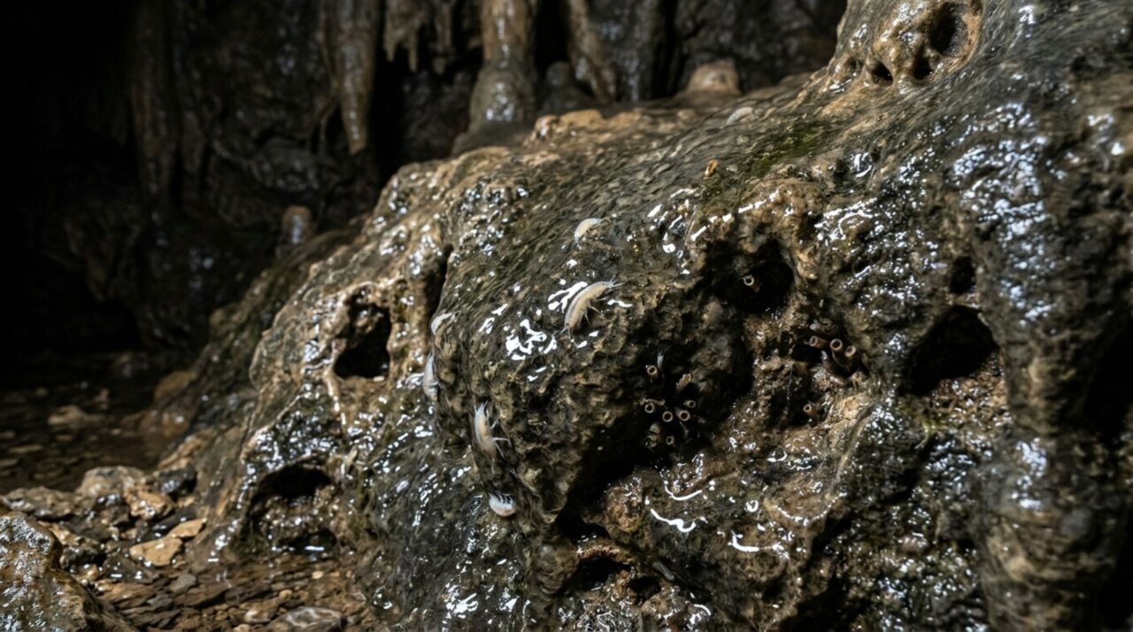 Superfícies úmidas e águas subterrâneas sustentam uma fauna altamente especializada