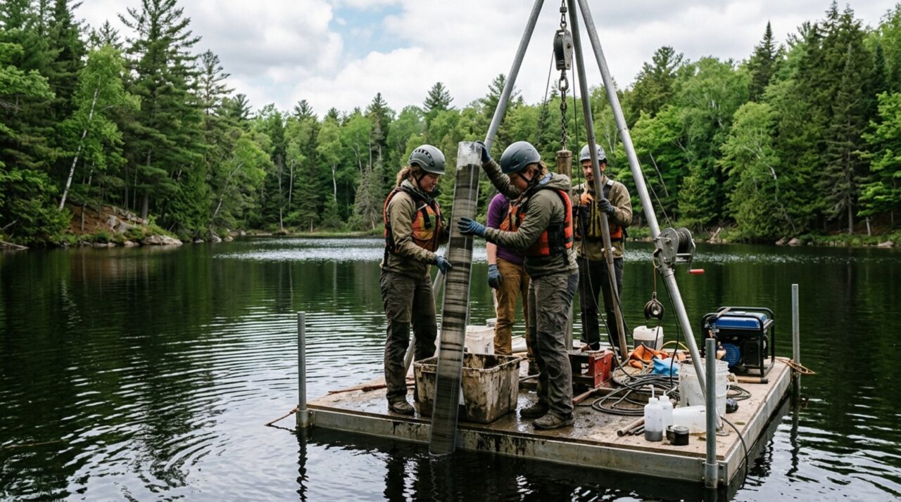 O lago guardou 1.300 anos de DNA no fundo e sedimentos reconstroem mudanças invisíveis em Crawford Lake