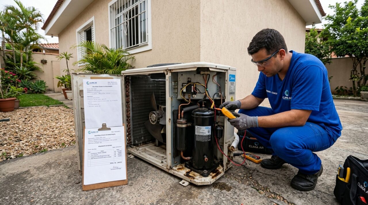 Casal compra ar-condicionado inverter para economizar energia e, depois de alguns anos, vê o compressor quebrar fora da garantia enquanto o aparelho ainda está sendo pago