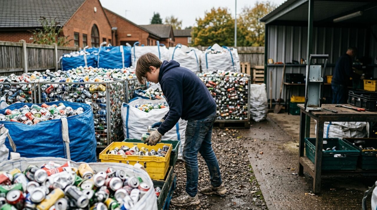 Começou a recolher latinhas aos 10 anos, reciclou 1,5 milhão de unidades e hoje transforma alumínio em ajuda para bancos de alimentos