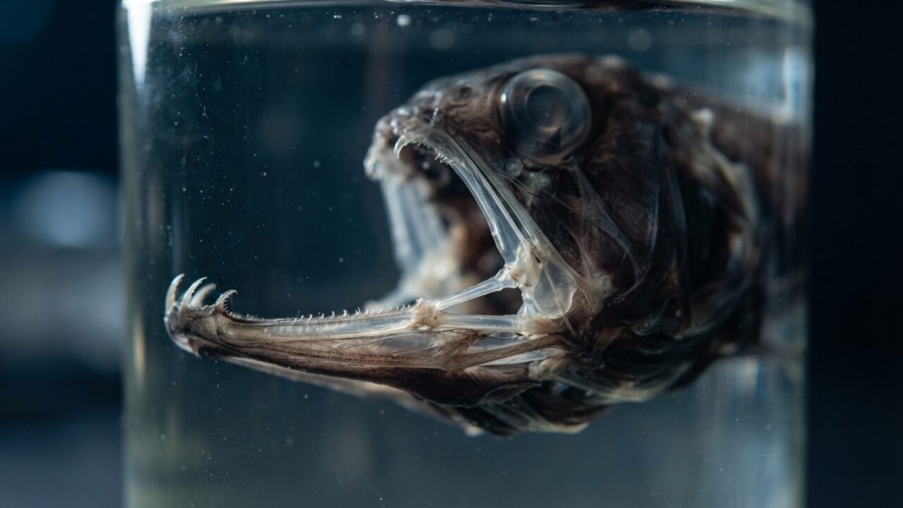Um peixe de olhos tubulares gigantes vive tão fundo que quase ninguém o viu vivo e boa parte do que sabemos veio de poucos exemplares preservados em museus