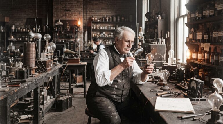 O aviso de Thomas Edison sobre a importância do trabalho duro frente ao talento