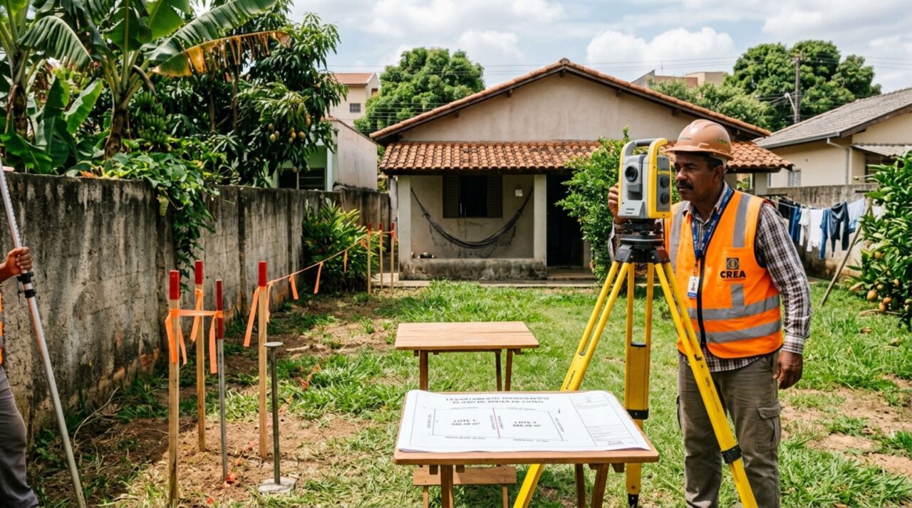 Família compra casa com garagem estreita, desloca o muro para ganhar espaço e, durante a obra, descobre que a divisa registrada não passa onde todos imaginavam, vizinho agora exige ficar com parte da construção da nova garagem para colocar seu carro