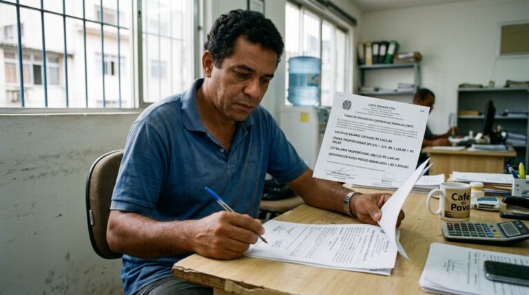 Trabalhador pede demissão depois de conseguir outro emprego e, ao receber a rescisão, descobre um desconto relacionado ao aviso prévio