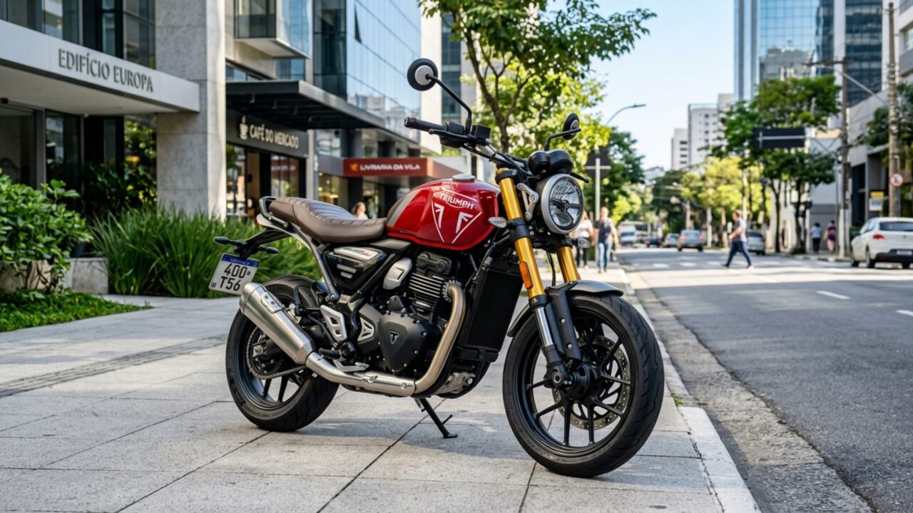 Com apenas 170 kg, roadster de 398 cc entrega 40 cv e 37,5 Nm, usa garfo invertido de 43 mm e aceita mais de 20 acessórios para personalização