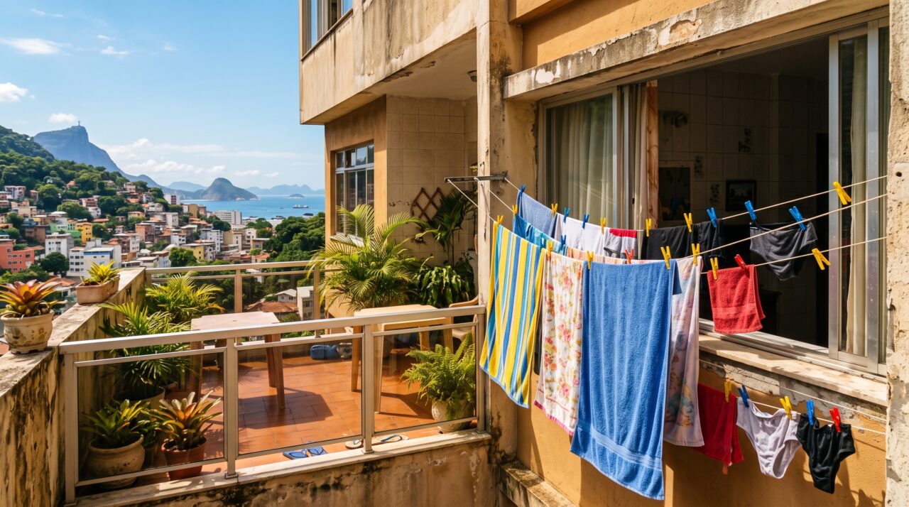 Morador toma multa do condomínio por estender toalhas na sacada e perde na Justiça