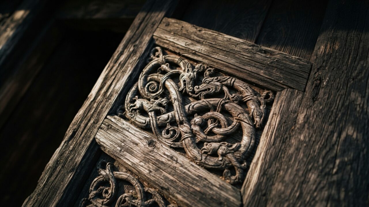 Uma igreja de madeira parece um navio virado: estrutura norueguesa atravessa quase 900 anos sustentada por postes e encaixes