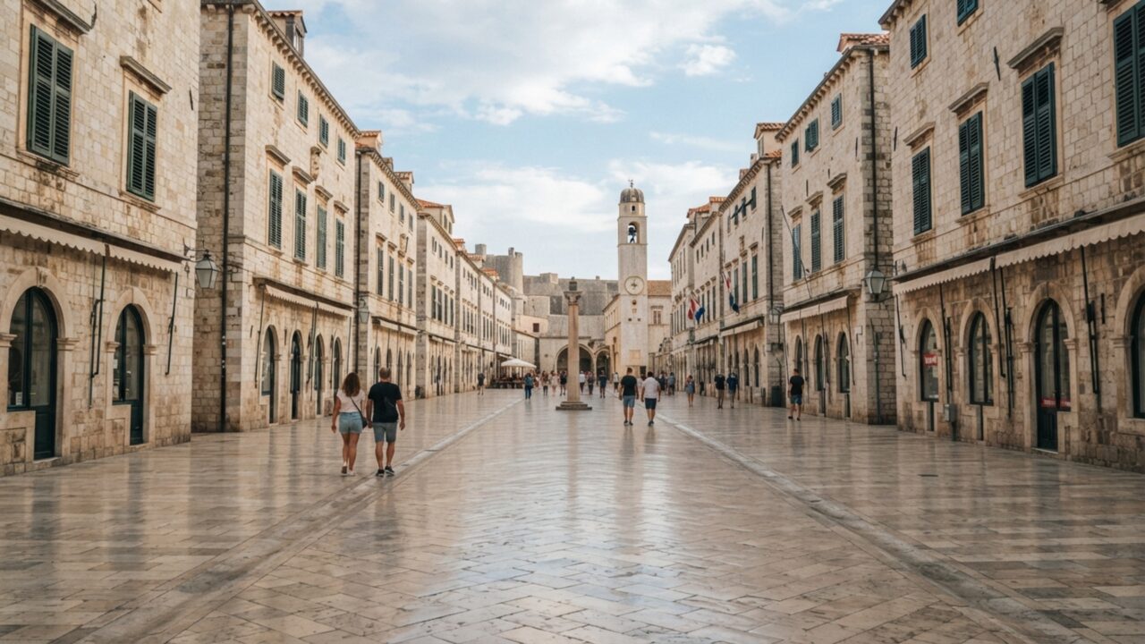 Uma cidade branca ficou cercada por muralhas diante do Adriático: Dubrovnik reconstruiu telhados e ruas sem apagar o desenho medieval