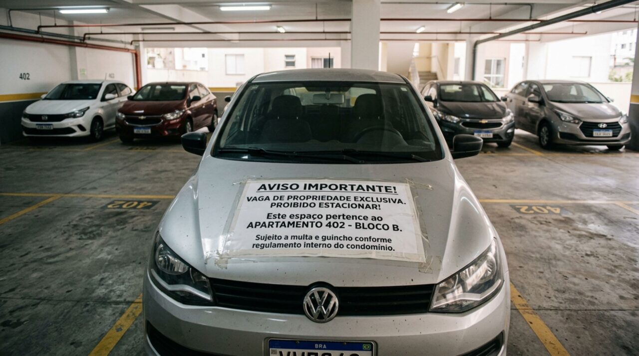 Morador deixa caixas na vaga de garagem e recebe uma advertência: a vaga pode servir como depósito?