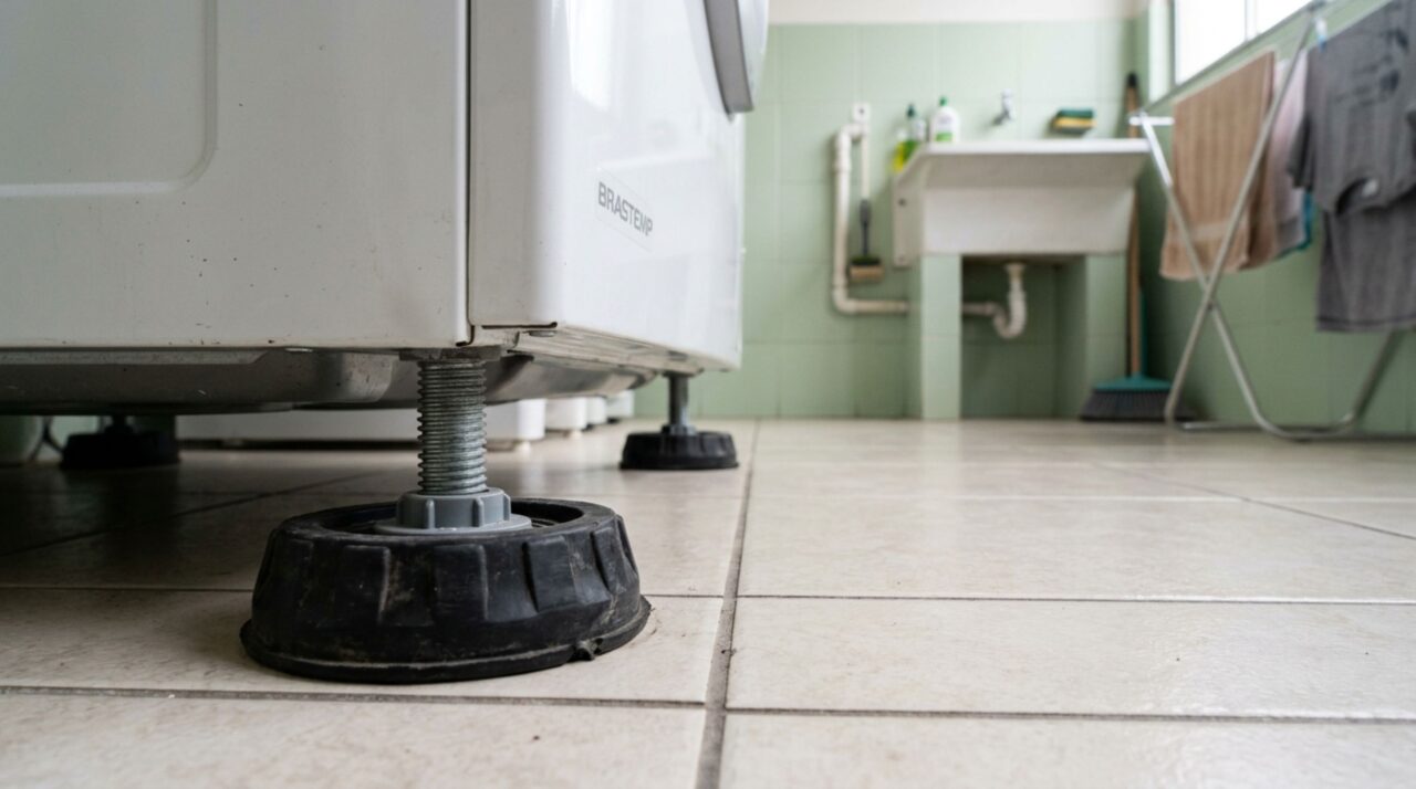 Por que colocar bases antivibração sob a máquina de lavar pode reduzir a transmissão de vibração para o piso?