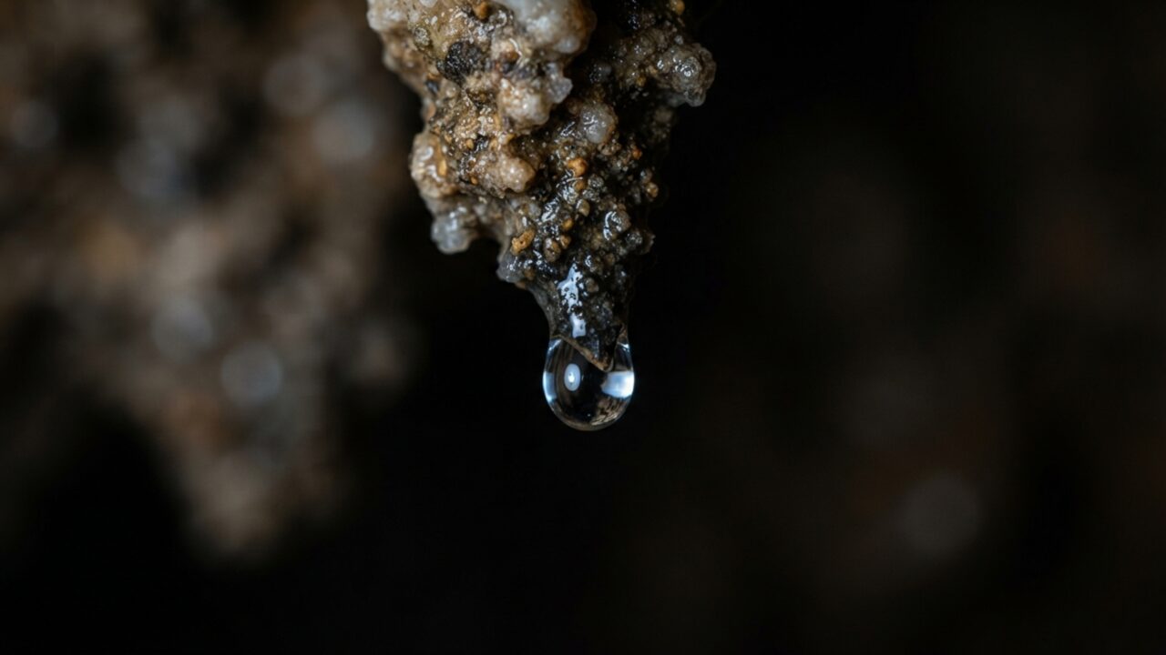 Uma caverna no Arizona começou como fundo de um mar há até 300 milhões de anos e hoje abriga colunas formadas gota a gota no interior de uma montanha seca