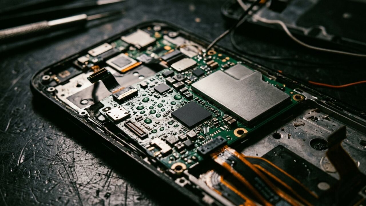 Assistência troca a tela do celular e aparelho anunciado como resistente à água para de funcionar após cair por segundos dentro da pia