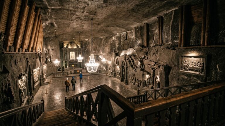 Wieliczka reúne mineração, arquitetura e arte em um vasto complexo subterrâneo