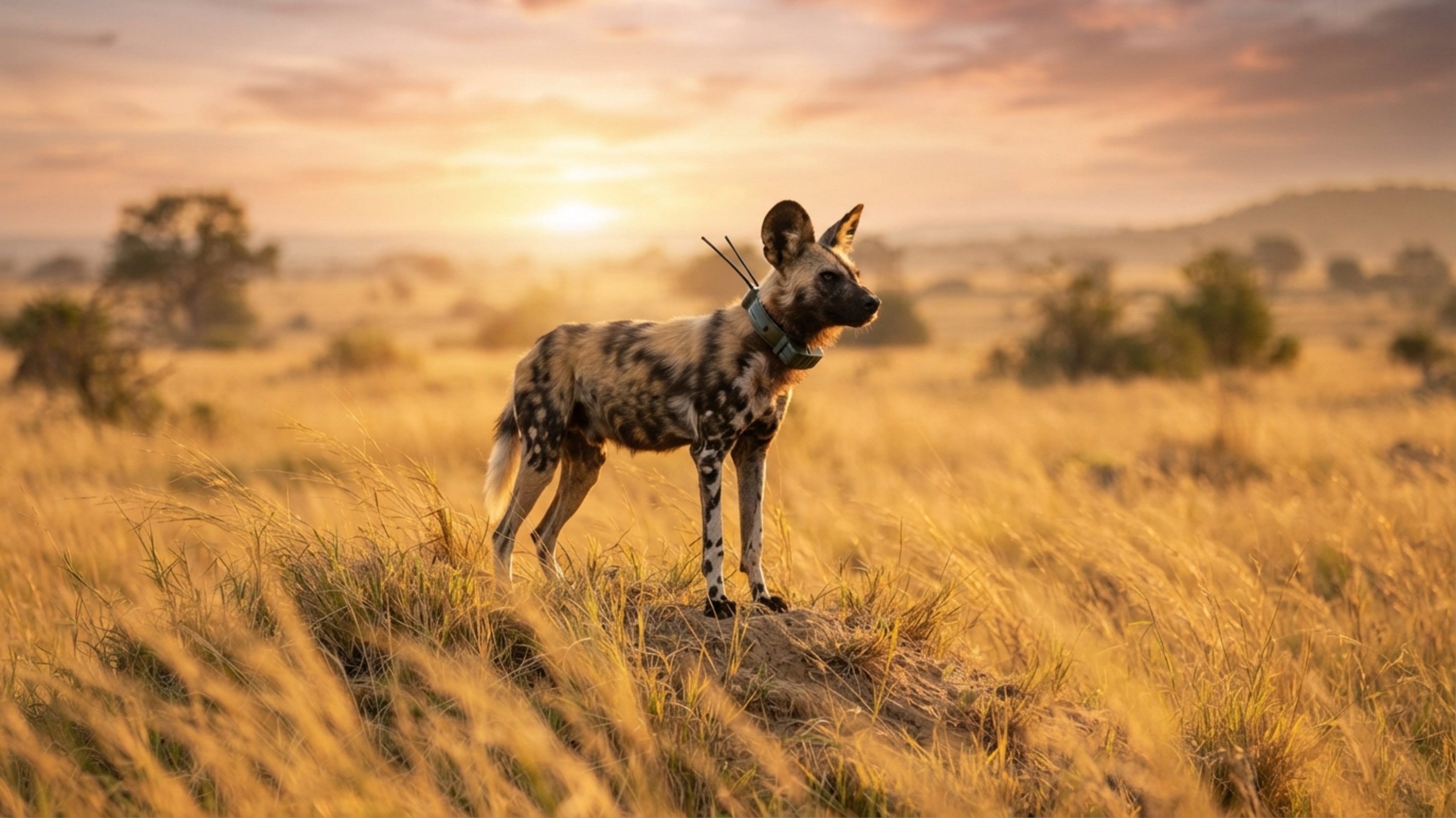 Três cães-selvagens sumiram pela Zâmbia e percorreram 4.126 km: rastreamento registra jornada recorde para mamífero terrestre africano