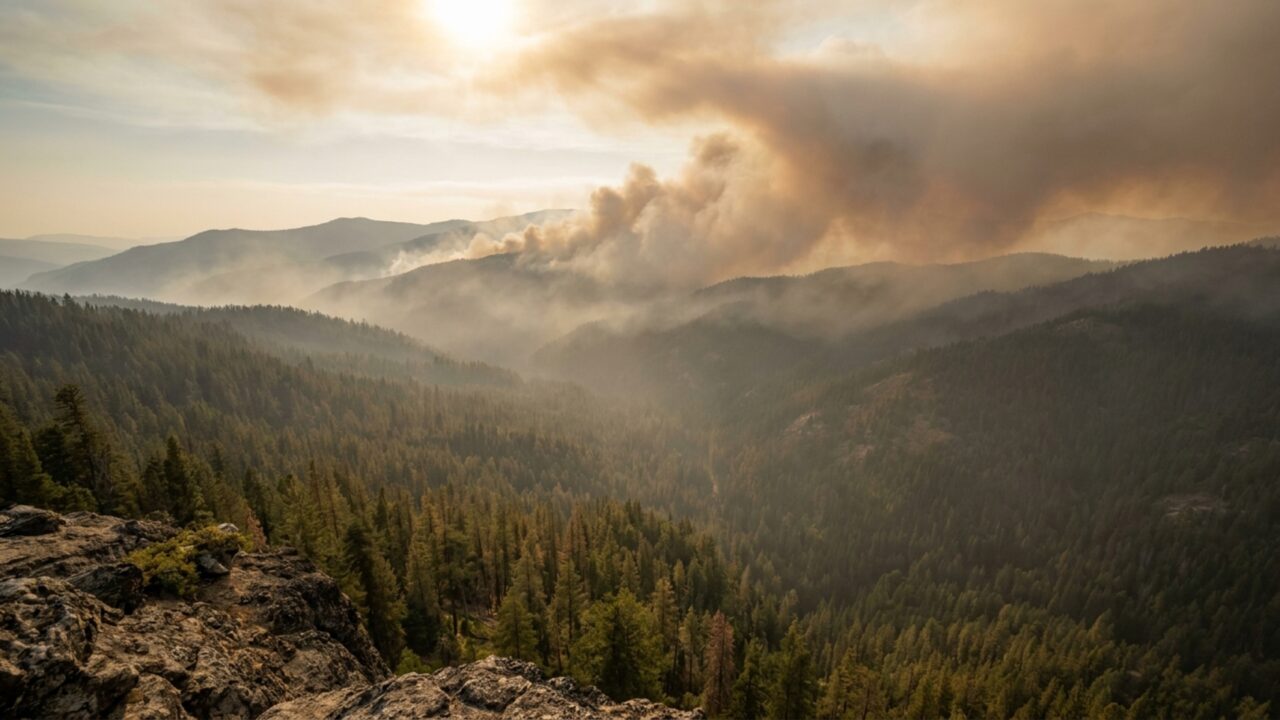 Mais de 180 incêndios já queimavam quando uma faixa de fumaça atravessou fronteiras e piorou o ar de grandes áreas em apenas uma semana