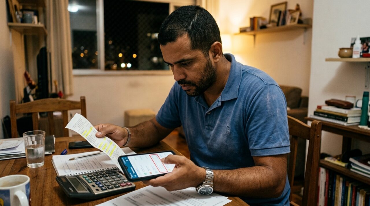 Trabalhador entra de férias e, ao receber o pagamento, percebe que o valor veio menor do que o salário mensal