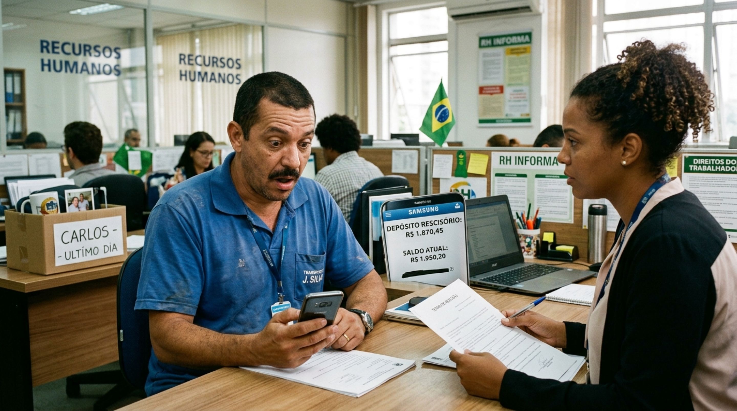 Trabalhador cumpre parte do aviso prévio e descobre como os dias restantes entram na rescisão