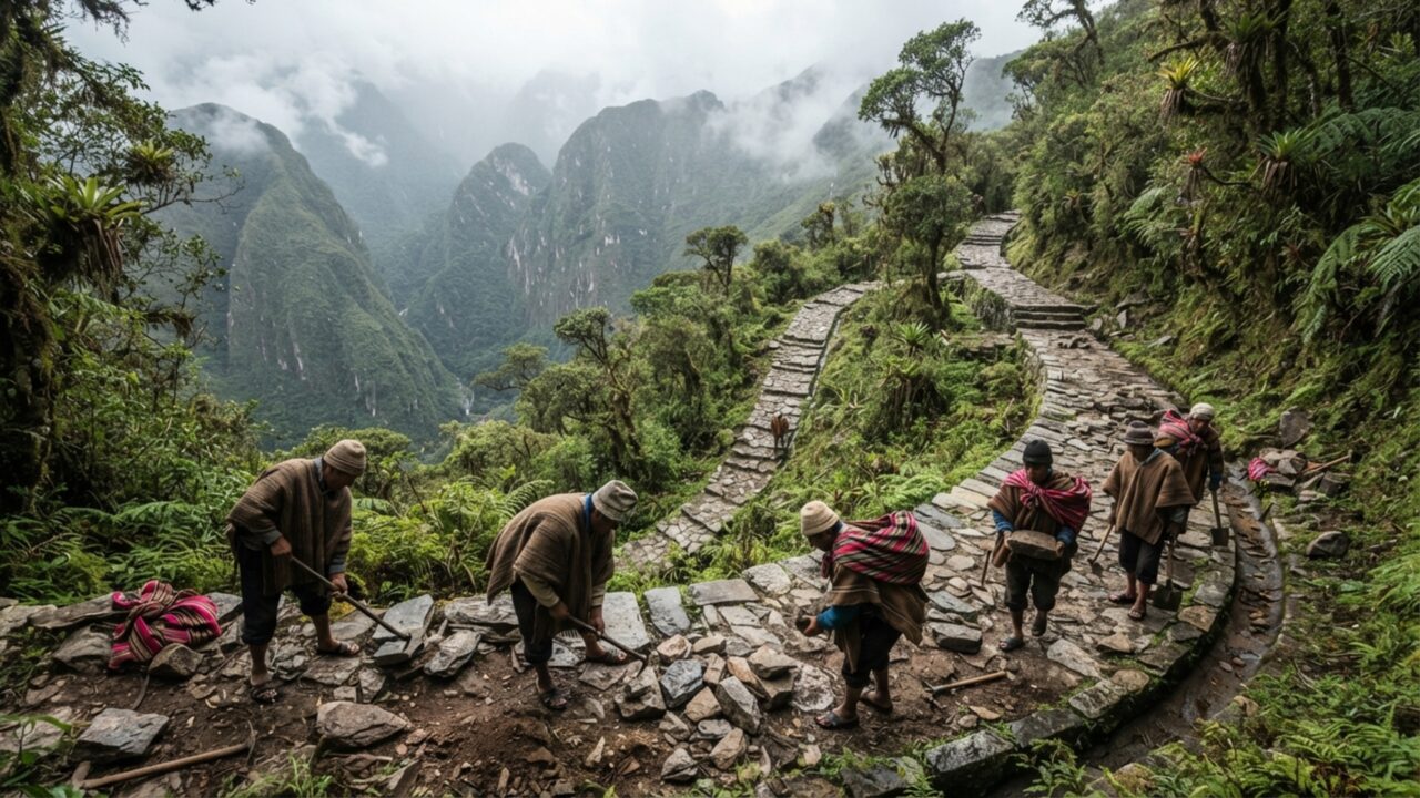 Uma estrada de pedra atravessou os Andes por milhares de quilômetros sem máquinas modernas e conectou desertos, vales e montanhas dentro do Império Inca