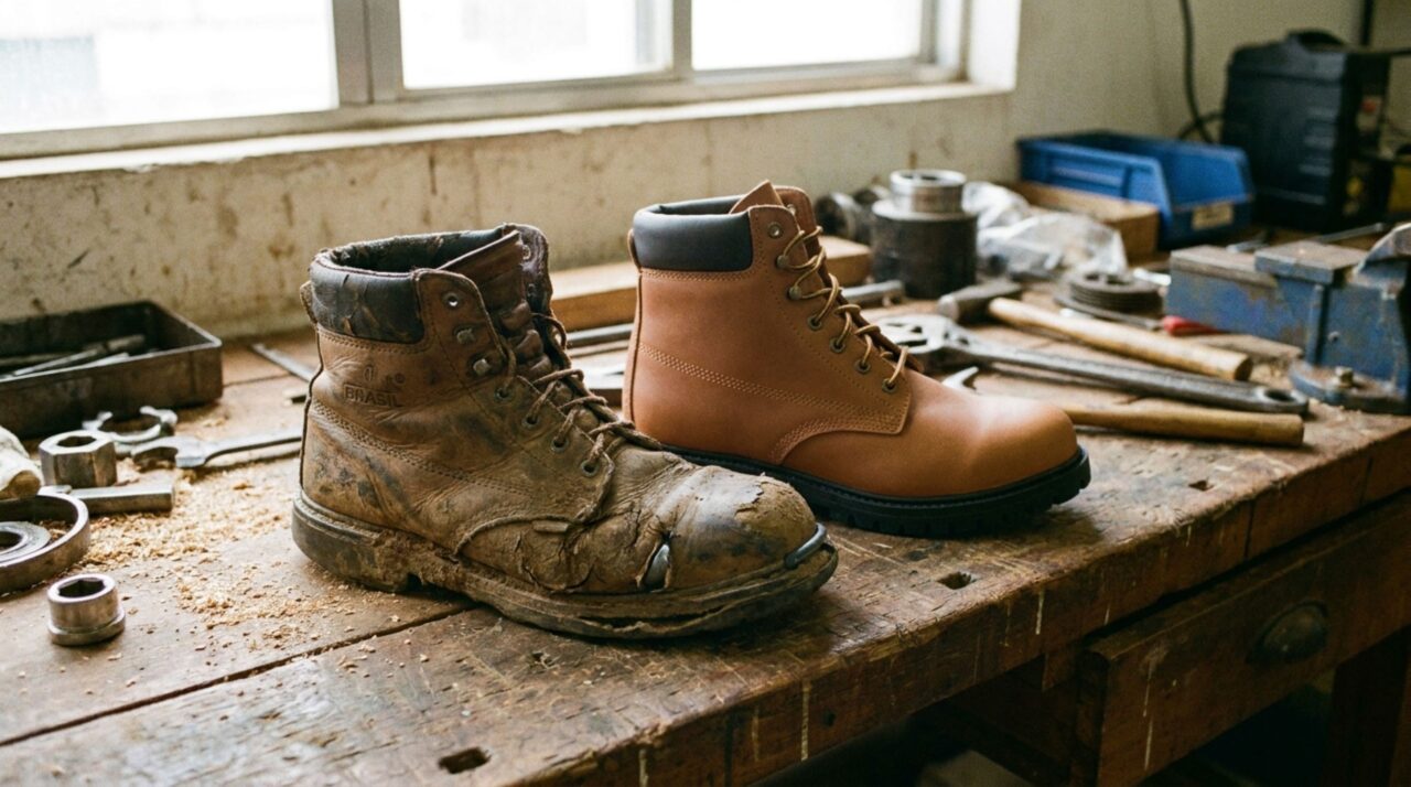 Trabalhador é dispensado, devolve botas e capacete usados por dois anos e descobre cobrança de R$ 890 para substituir os equipamentos