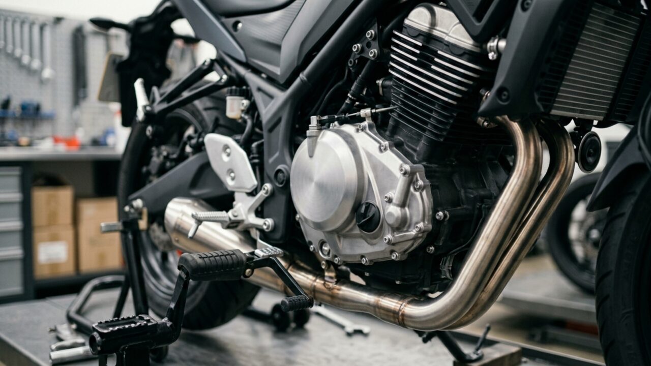 Entre cidade e estrada, motor bicilíndrico de 321 cc entrega 41,3 cv, trabalha com 6 marchas e leva 14,2 litros de combustível no tanque