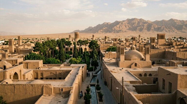 Yazd cresceu no deserto apoiada por sistemas subterrâneos de água