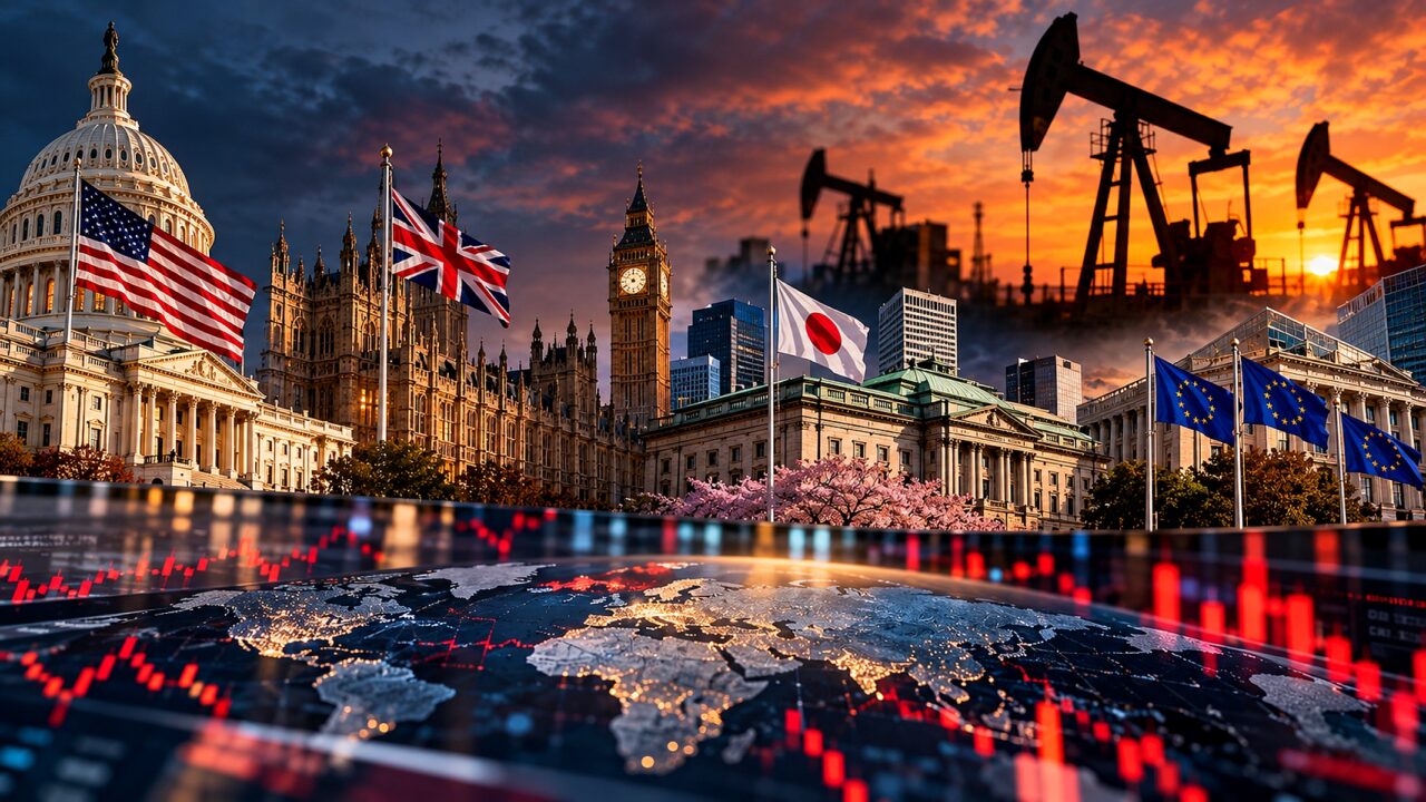 Crusoé: Onda de vendas de títulos pressiona EUA, Reino Unido e Japão