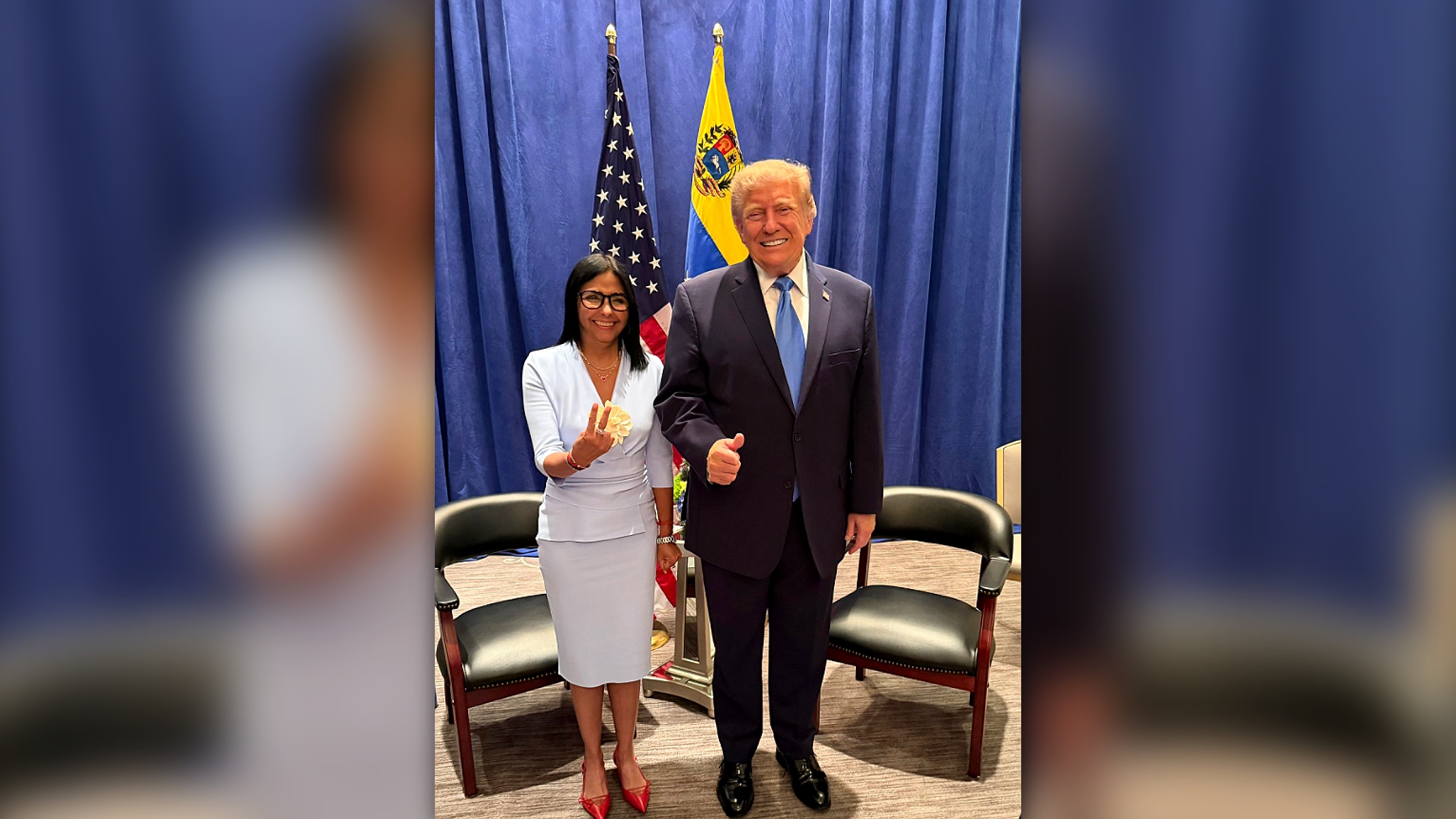 Crusoé: O “histórico” encontro entre Trump e Delcy Rodríguez