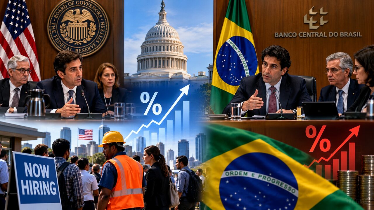 Empregos nos EUA aquecem debate sobre juros
