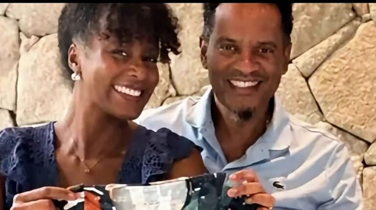 Foto de Maju Coutinho e seu marido