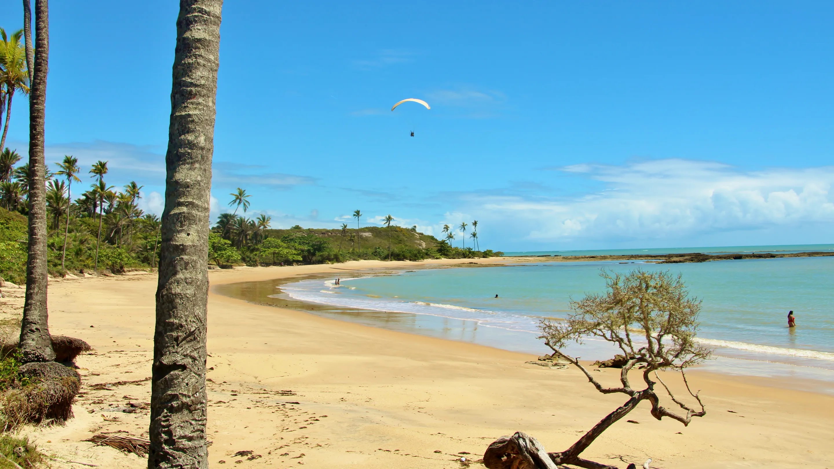 84 km de praias e temporada de baleias-jubarte: a cidade baiana onde falésias coloridas acompanham a Costa das Baleias