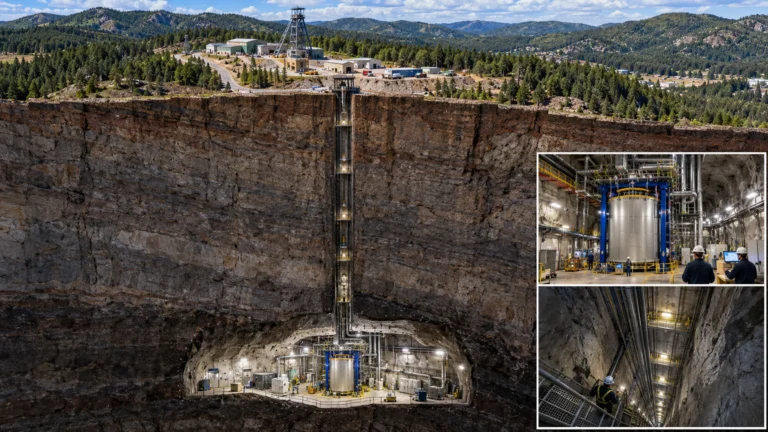 A 1.600 metros de profundidade, cientistas tentam abrir a porta para o lado oculto do universo