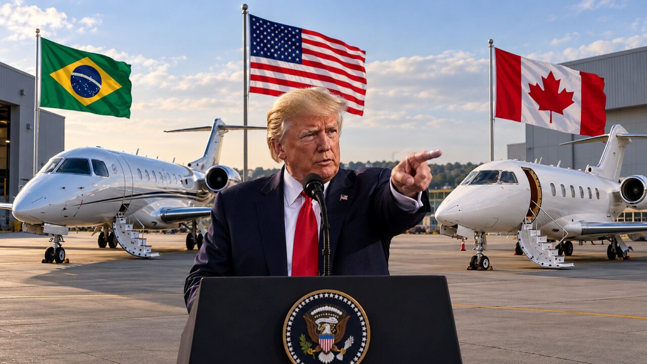 Trump ameaça vetar aviões da Bombardier nos EUA